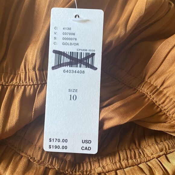 Anthropologie - Ruched Slip Dress Size 10 - Picture 7 of 7